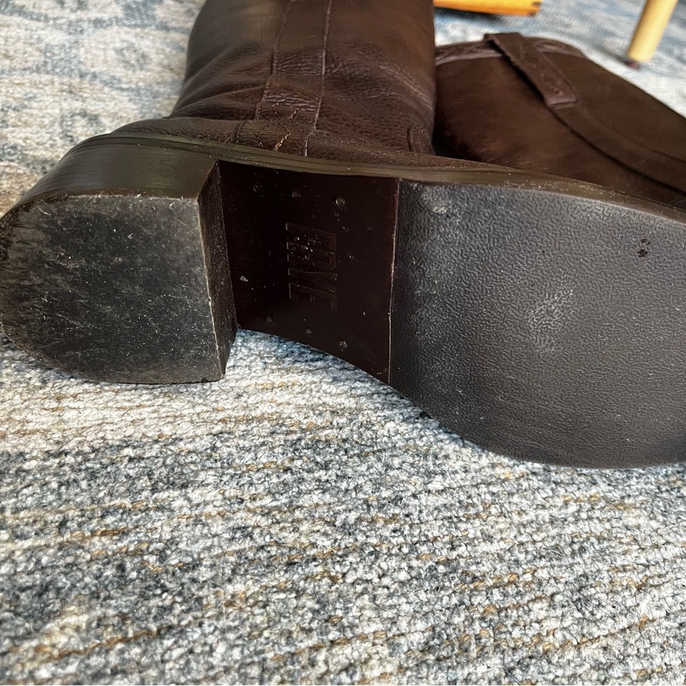 Frye Kate riding boots 7.5 brown - Picture 6 of 10